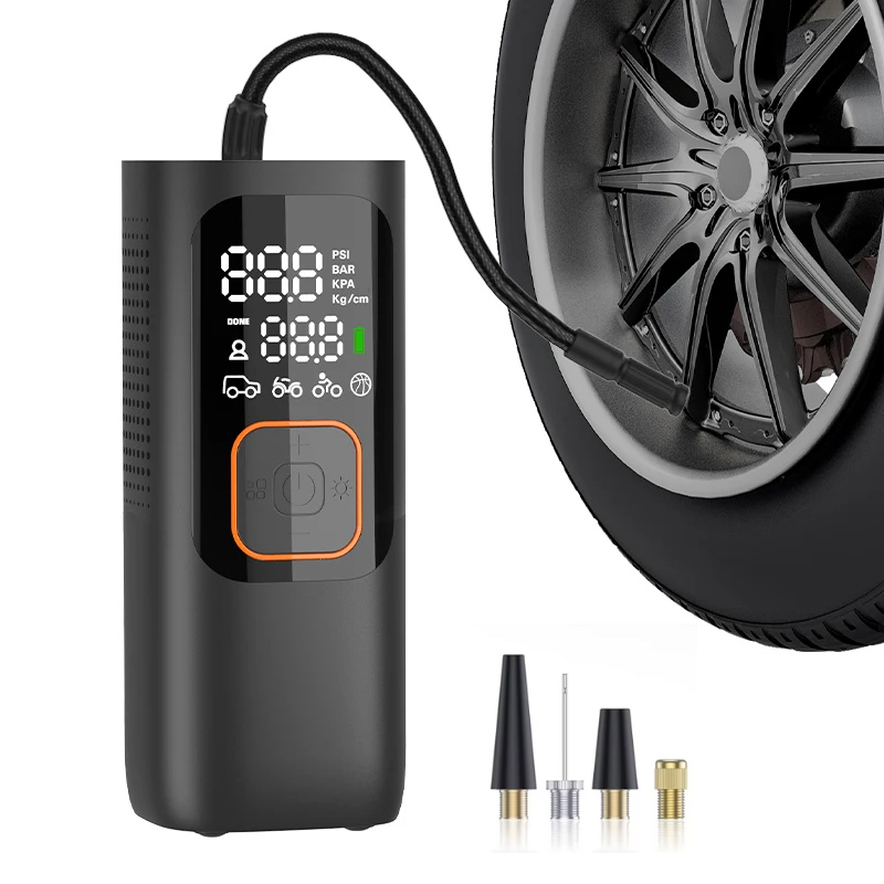 Portable Air Pump for Vehicles– Compact, Smartphone-Sized Tire Inflator for Cars, Bikes & More - Falcon Auto Parts